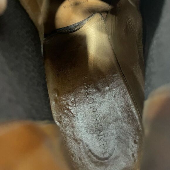 Creatures of Comfort Black Patent Leather Ankle Pull On Moto Boots - Picture 10 of 16